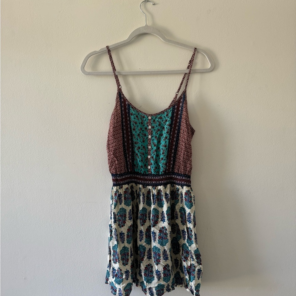 Boutique Bohemian Print Romper